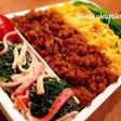 ミルクパンで簡単3色弁当