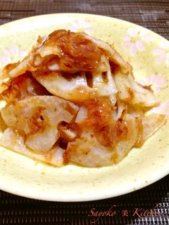 蓮根の梅おかか和え-レシピのメイン写真