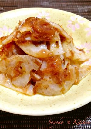 蓮根の梅おかか和え-レシピのメイン写真