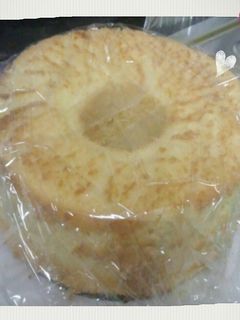 ふわふわシフォンケーキ(プレーン)-レシピのメイン写真