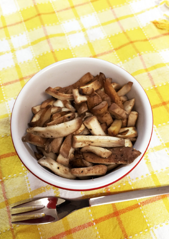 椎茸好きにはたまらない？！椎茸のアシ炒め-レシピのメイン写真