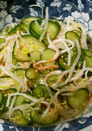 もやしとカニかまの中華風酢の物-レシピのメイン写真