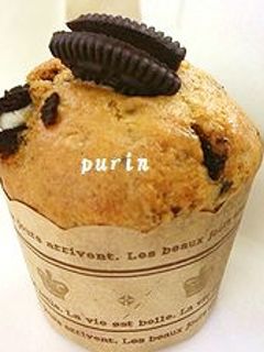 混ぜるだけ!HM de オレオマフィン-レシピのメイン写真