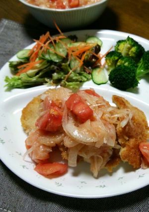 チキンカツレツのフレッシュトマトソース-レシピのメイン写真