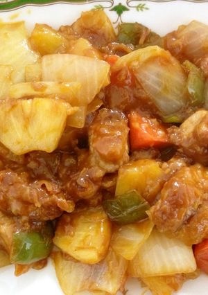 揚げない！寿司酢で！やわらか肉の酢豚！-レシピのメイン写真