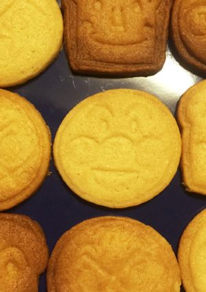 アンパンマン★&絞り出しバタークッキー-レシピのメイン写真