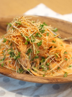人参とスプラウトの胡麻マヨポンサラダ♪-レシピのメイン写真