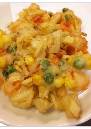 簡単で失敗なしの☆サクサクかき揚げ-レシピのメイン写真