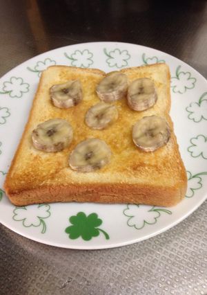 簡単バナナきなこトースト☆-レシピのメイン写真