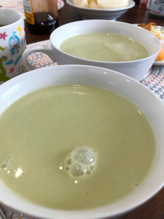 ブロッコリーの豆乳ポタージュ-レシピのメイン写真