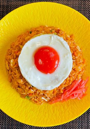 姜葱醬と葱油を使った炒飯-レシピのメイン写真