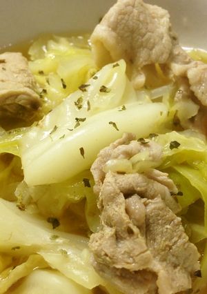 ✾キャベツと豚肉のあっさりスープ-レシピのメイン写真
