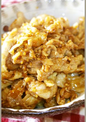 豚肉マニア考案豚こま肉のうまいうまい焼き-レシピのメイン写真