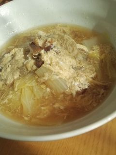 白菜とたまごの食べるスープ-レシピのメイン写真
