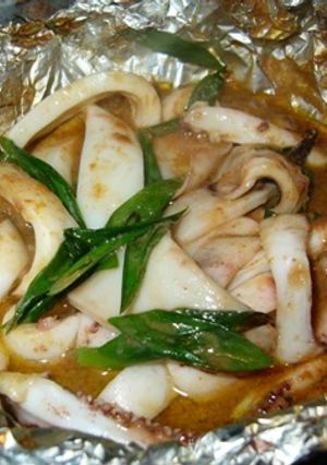 イカのワタ和え・ホイル焼き-レシピのメイン写真