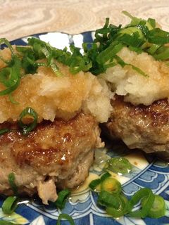 れんこんの和風ハンバーグ、おろしポン酢で-レシピのメイン写真