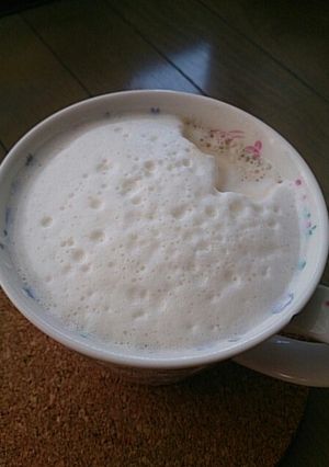 ココナッツオイルでカプチーノ-レシピのメイン写真