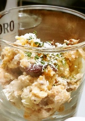 ワインのお供♪鯖缶と人参と豆のリエット風-レシピのメイン写真