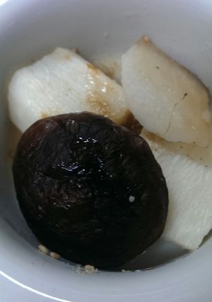 焼きしいたけと焼き長いものゴマ油かけ-レシピのメイン写真