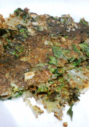 小麦粉無し。じゃがいもとほうれん草チヂミ-レシピのメイン写真