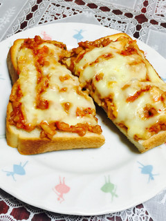 キム納豆 トースト-レシピのメイン写真