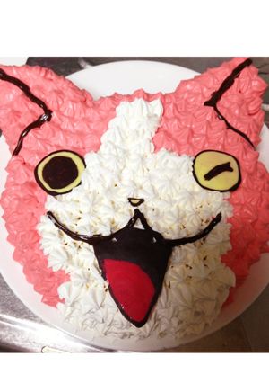 妖怪ウォッチ＊ジバニャンでこケーキ-レシピのメイン写真