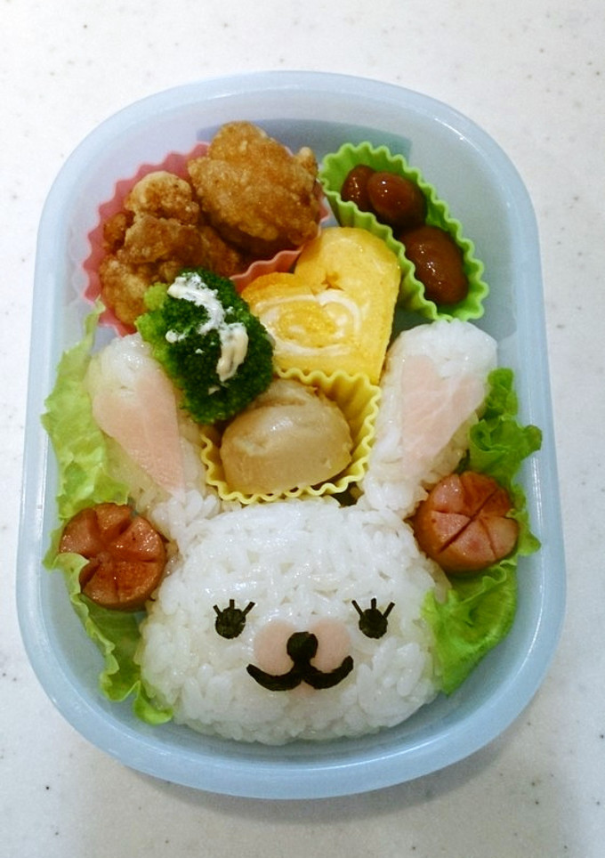 うさぎのモフィ キャラ弁-レシピのメイン写真