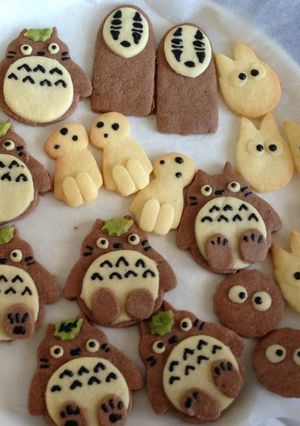 ジブリのクッキー(トトロ他)-レシピのメイン写真