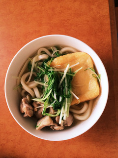 白だしde水菜と鶏肉のシャキシャキうどん-レシピのメイン写真