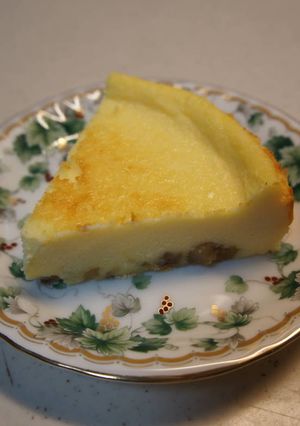 ベークドチーズケーキ・マロングラッセ入り-レシピのメイン写真