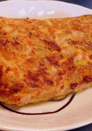野菜たっぷり☆チーズ厚焼きたまご-レシピのメイン写真