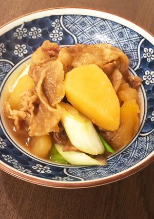 長ネギと豚の肉じゃが-レシピのメイン写真