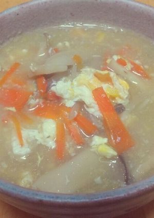 簡単!ヘルシー中華スープ-レシピのメイン写真