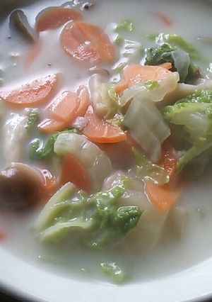 粉末スープで♪あったか白菜スープ-レシピのメイン写真