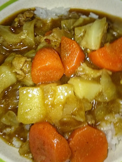 手軽に辛いキャベツカレー-レシピのメイン写真