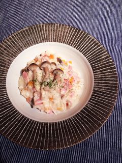きのことベーコンのチーズリゾット-レシピのメイン写真