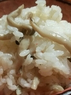 入れるだけ~しめじと蟹の炊き込みご飯♪-レシピのメイン写真
