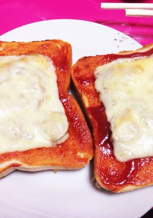 簡単✨ピザ風シーチキントースト-レシピのメイン写真