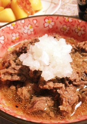 とろっとろ牛肉のみぞれ煮-レシピのメイン写真