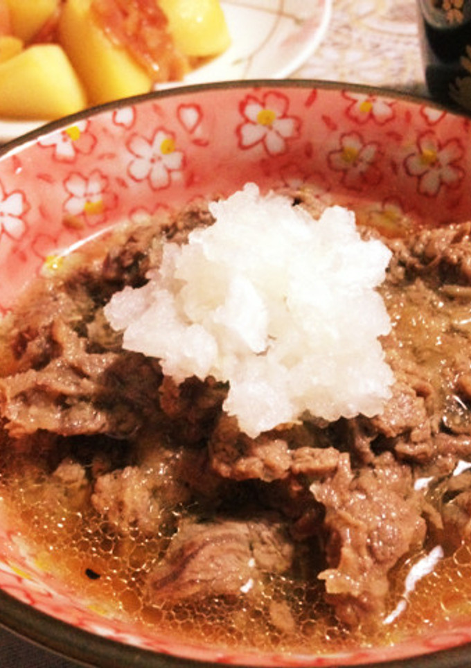 とろっとろ牛肉のみぞれ煮-レシピのメイン写真