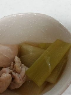 鶏肉と長ネギの煮物-レシピのメイン写真