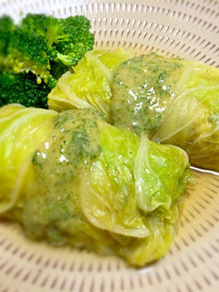 簡単!和風ロール白菜 大葉味噌ソース-レシピのメイン写真