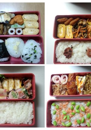 中学生のお弁当 ①-レシピのメイン写真