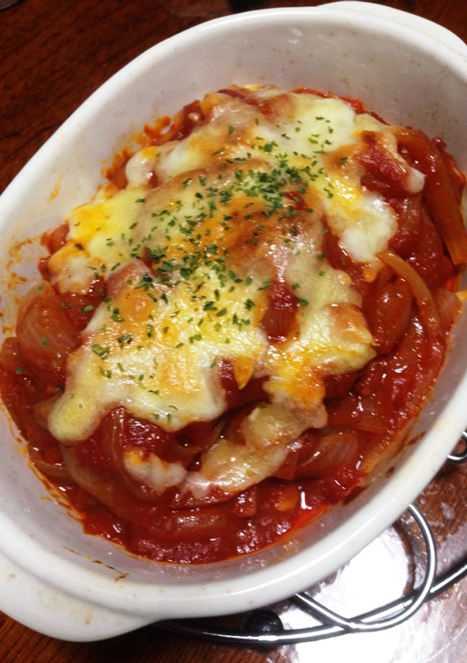 簡単☆トマトハンバーグ用ソース-レシピのメイン写真