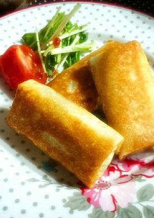 春巻きの皮de豆乳えびクリームコロッケ-レシピのメイン写真