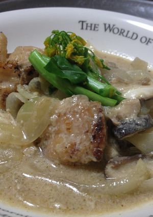 鳥もも肉の豆乳煮-レシピのメイン写真
