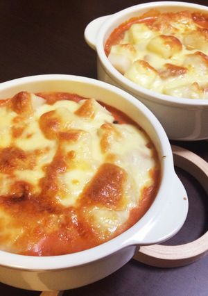 トマトクリームのもちグラタン-レシピのメイン写真