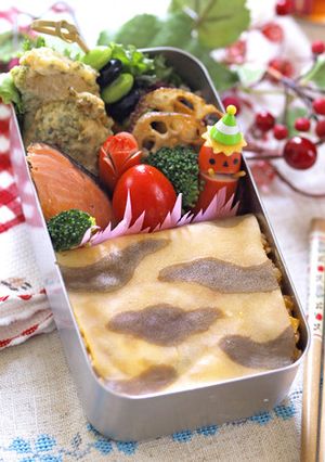 トラ柄模様のオムライス-レシピのメイン写真
