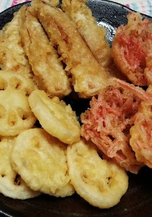 天ぷらお好み三種♪-レシピのメイン写真