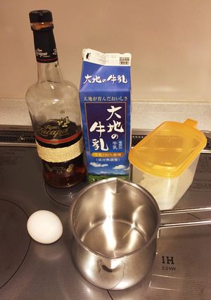 家にある材料でエッグノック（卵酒）-レシピのメイン写真